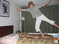 hotel bed jumping 3